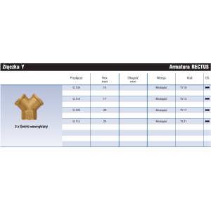 Złączka Y YI