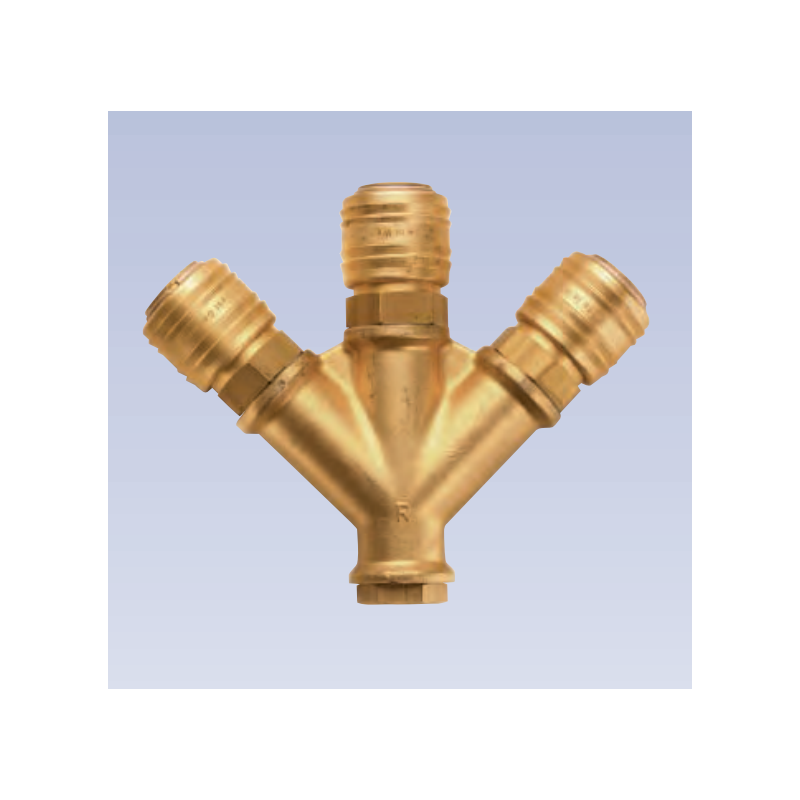 Trójnik z szybkozłączami Serii 26 DM