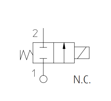 Zawór 21A PROP N.C.