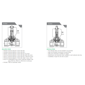 Zawór 21A-PW N.C./N.O.