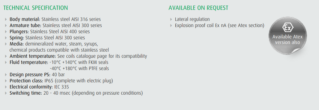 Zawór 21L N.C./N.O.
