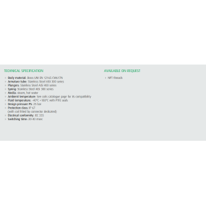 Zawór 21YW-YN N.C./N.O.