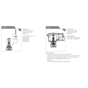 Zawór 21L Ex m Ex d N.C.