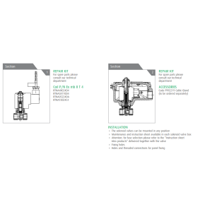 Zawór 31L Ex m, Ex d N.C.