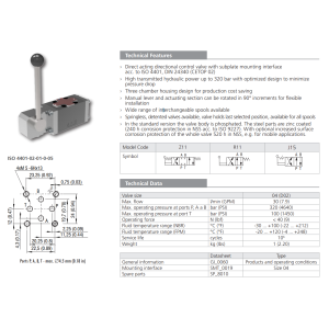 Zawór RPR3-04, Surface treatment: B, Seals: No designation,