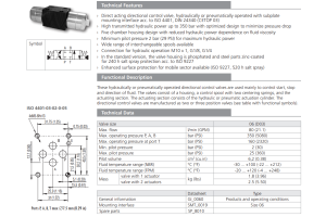 Zawór RPH3-06, Surface treatment: B, Seals: V, Typ suwaka: 