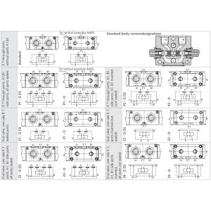 Zawór RPEK1-03, Typ suwaka: H11, Number of valve positions:
