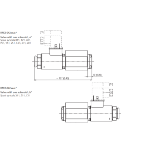 Zawór RPE2-04, Surface treatment: No designation, Typ suwak