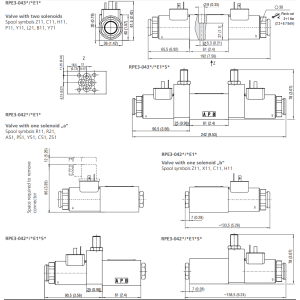 Zawór RPE3-04, Surface treatment: No designation, Seals: No