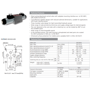 Zawór RPEL1-06, Surface treatment: No designation, Seals: V