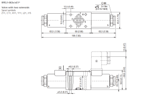 Zawór RPEL1-06, Surface treatment: No designation, Seals: V