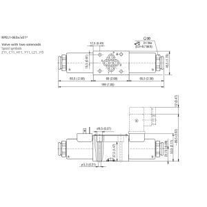 Zawór RPEL1-06, Surface treatment: No designation, Seals: V