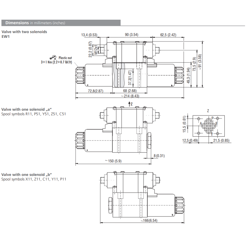 Zawór RPEA3-06, Surface treatment: No designation, Seals: N