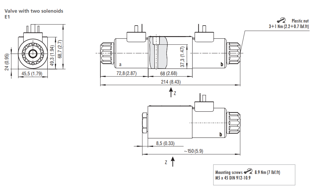 Zawór RPEA3-06, Surface treatment: No designation, Seals: N