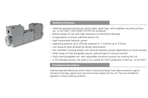 Zawór RPET3-06, Typ suwaka: C11, Number of valve positions: