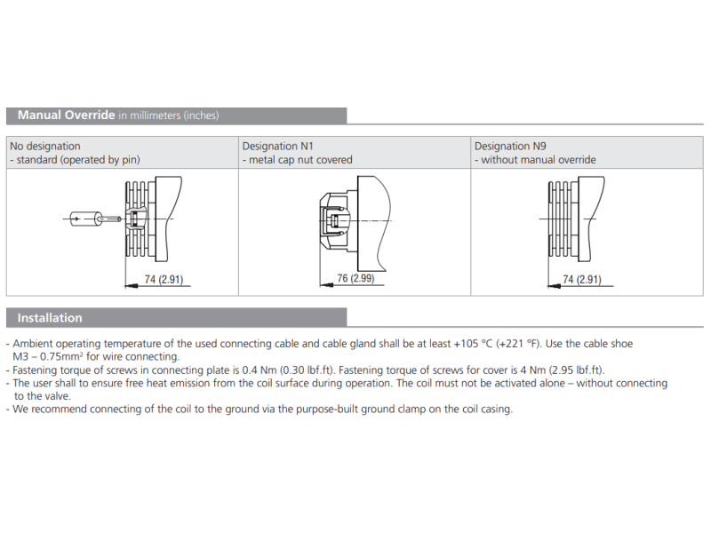 Zawór RPET3-06, Typ suwaka: C11, Number of valve positions: