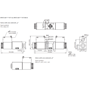 Zawór RPET3-06, Typ suwaka: C11, Number of valve positions: