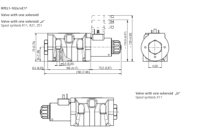 Zawór RPEL1-10, Surface treatment: No designation, Seals: N