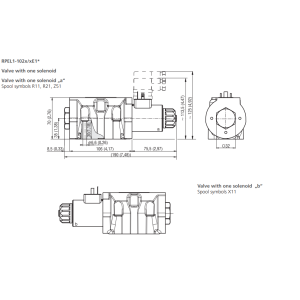 Zawór RPEL1-10, Surface treatment: No designation, Seals: N