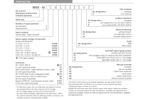 Zawór RPE4-10, Typ suwaka: Z11, Number of valve positions: 