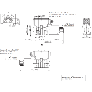 Zawór RPEW4-10, Seals: No designation, Typ suwaka: Z11, Num