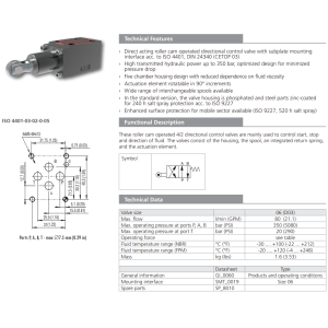 Zawór RPK1-06, Surface treatment: No designation, Seals: No