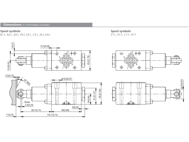 Zawór RPK1-06, Surface treatment: No designation, Seals: No