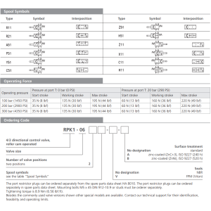 Zawór RPK1-06, Surface treatment: No designation, Seals: No