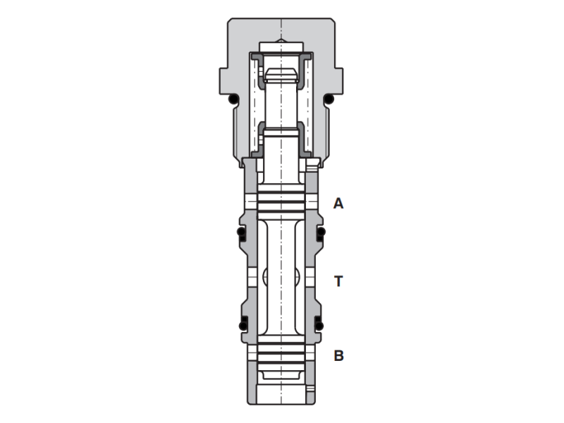 Zawór SD2H-LA3, Surface treatment: A, Seals: No designation
