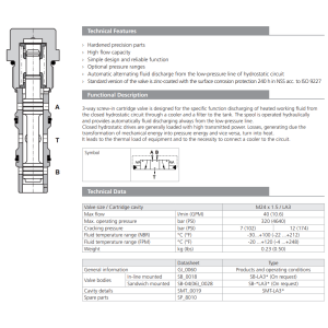 Zawór SD2H-LA3, Surface treatment: A, Seals: No designation