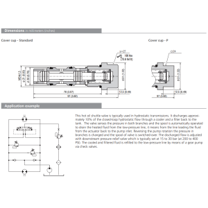 Zawór SD2H-LA3, Surface treatment: A, Seals: No designation