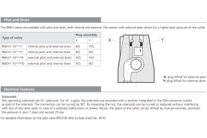 Zawór RNEH1-10, Typ suwaka: H11, Number of valve positions: