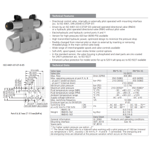 Zawór RNEH5-16, Typ suwaka: Z11, Number of valve positions: