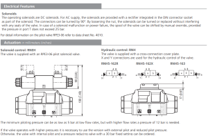 Zawór RNEH5-16, Typ suwaka: Z11, Number of valve positions: