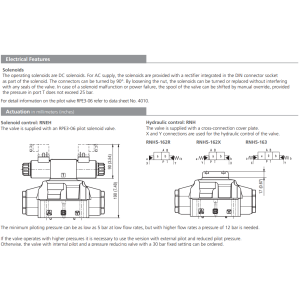 Zawór RNEH5-16, Typ suwaka: Z11, Number of valve positions: