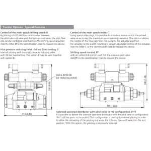 Zawór RNEH5-16, Typ suwaka: Z11, Number of valve positions: