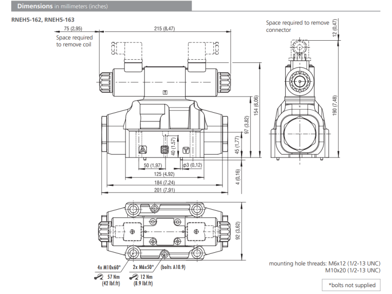 Zawór RNEH5-16, Typ suwaka: Z11, Number of valve positions: