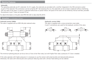 Zawór RNEH4-25, Typ suwaka: Z11, Number of valve positions: