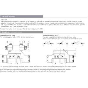 Zawór RNEH4-25, Typ suwaka: Z11, Number of valve positions: