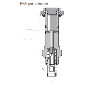 Zawór SD2E-A2, Surface treatment: A, Seals: No designation,