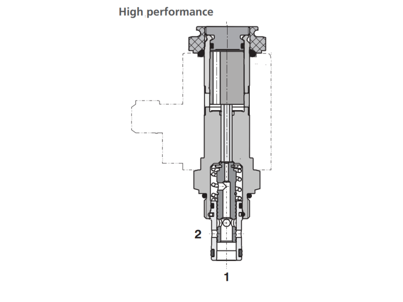 Zawór SD2E-A2, Surface treatment: A, Seals: No designation,
