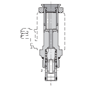 Zawór SD2E-B2, Surface treatment: A, Seals: No designation,