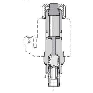 Zawór SD2E-B2, Surface treatment: A, Seals: No designation,