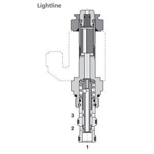 Zawór SD2E-A3, Surface treatment: A, Seals: No designation,