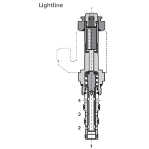 Zawór SD2E-A4, Surface treatment: A, Seals: No designation,