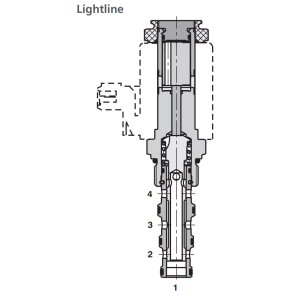 Zawór SD2E-B4, Surface treatment: A, Seals: No designation,