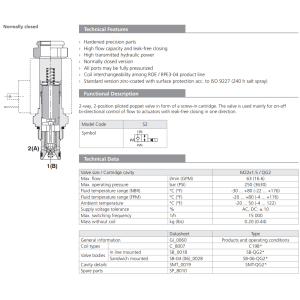 Zawór ROE3-062S2, Surface treatment: A, Seals: No designati