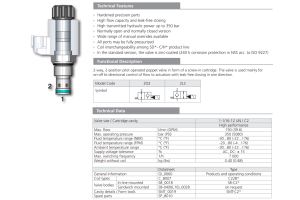 Zawór SD3E-C2, Seals: No designation, Manual override: No d