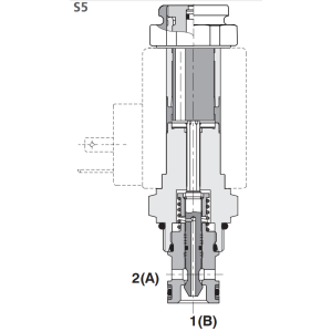 Zawór ROE3-042S5(S6), Surface treatment: A, Seals: No desig