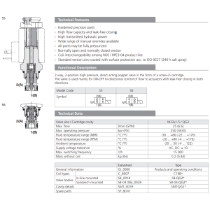 Zawór ROE3-042S5(S6), Surface treatment: A, Seals: No desig